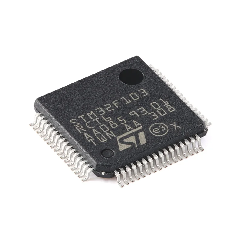 

5PCS New OriginaI STM32F103RCT6 STM32F103RCT7 STM32F103RBT7 or STM32F103RCT6 STM32F103RBT6 STM32F103RBH6 LQFP-64 32-bit MCU