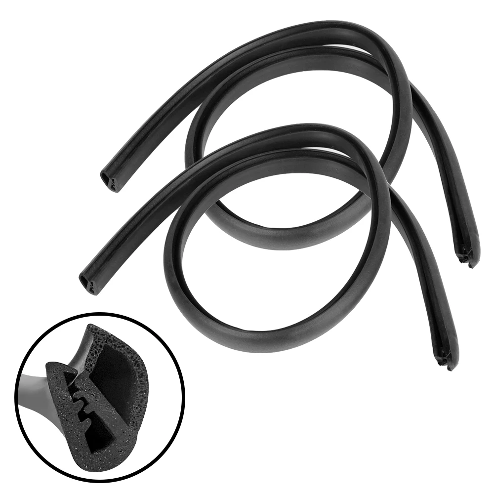 Auto Sealant Accessories 2Pcs B Pillar Noise Windproof Protection EPDM Car Seal Strips Car Door Edge Weatherstrip