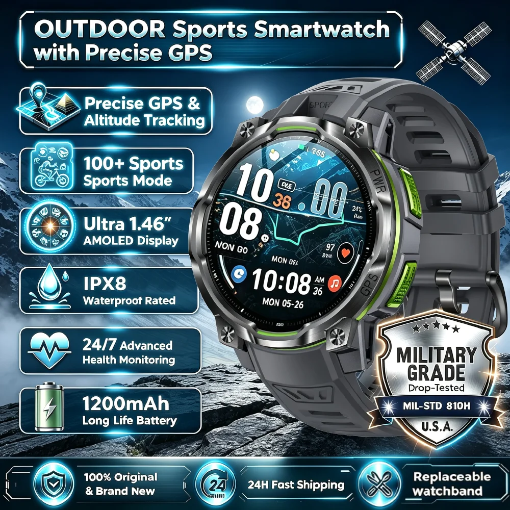Outdoor Power Hours - 2026New All-Terrain Accurate GPS Offline Map