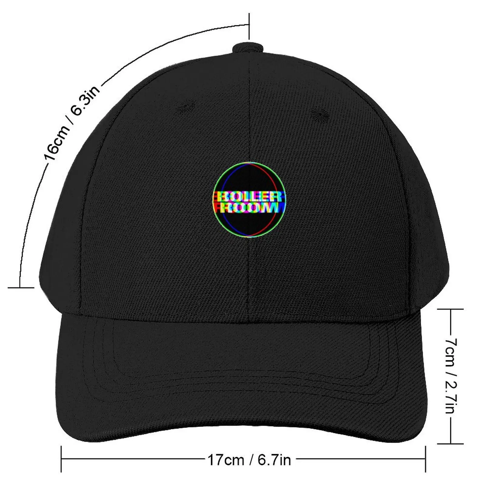 Boiler Room Color Glitch I Classic T-Shirt Baseball Cap Cosplay Custom Cap Anime Hat Women Caps Men's