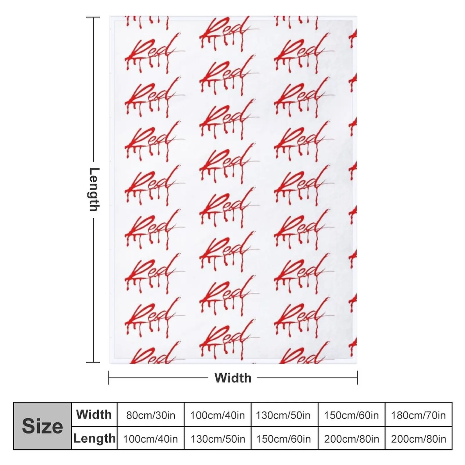 whole lotta red logo Throw Blanket Multi-Purpose Thin Blankets