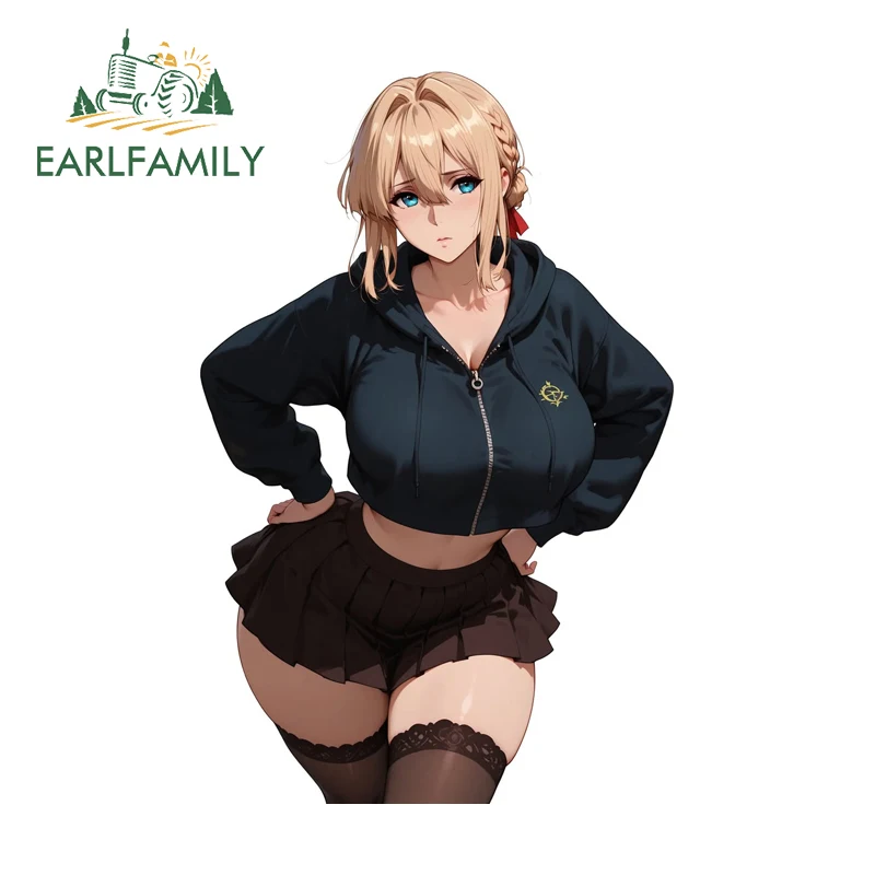 

EARLFAMILY Saber: Привлекательные автомобильные наклейки и стикеры с популярной аниме-тематикой, скрывающие царапины, практичные аксессуары для авто