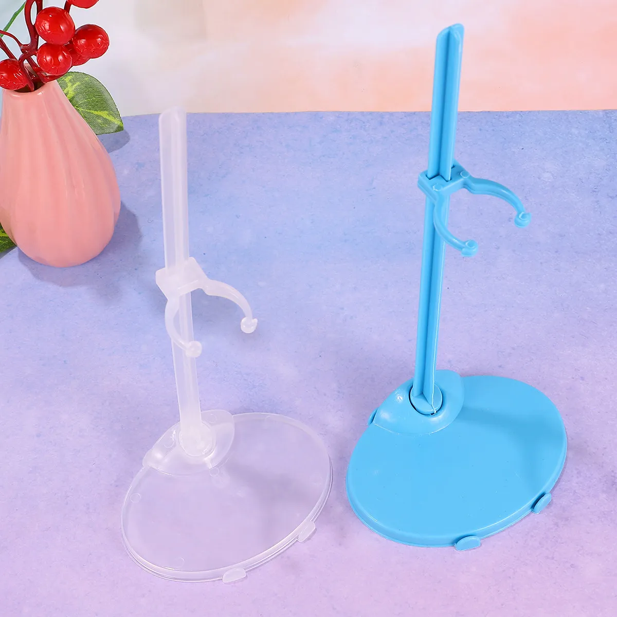 

20 шт. универсальных прозрачно-синих держателей-подставок для крепления детских аксессуаров для игр