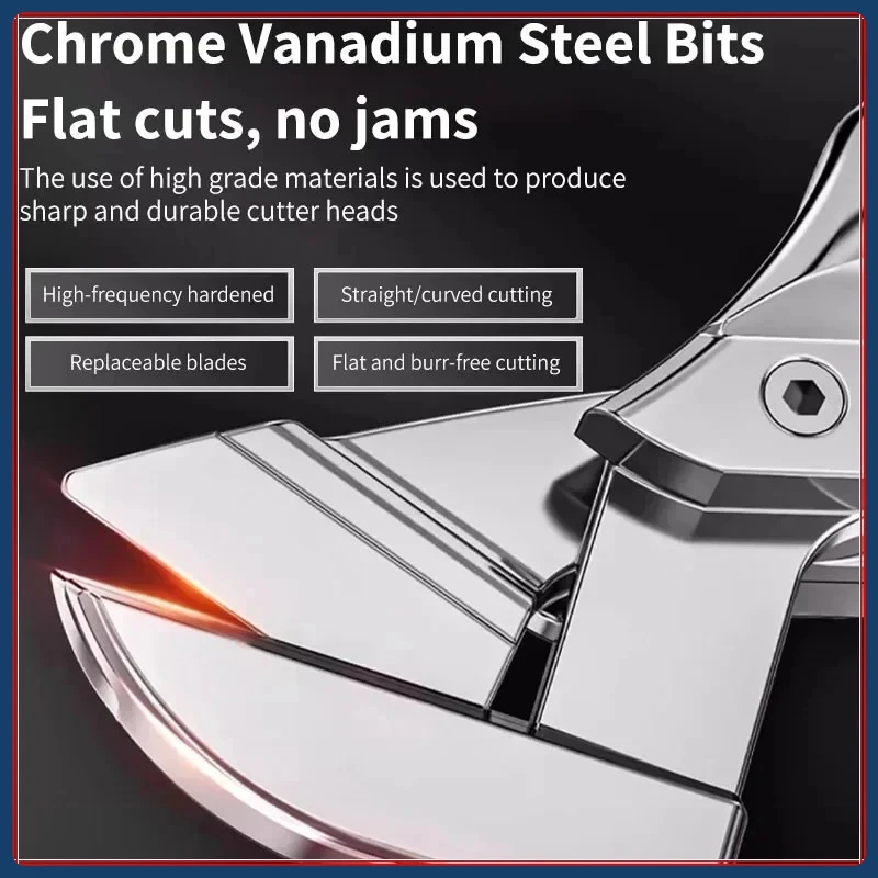 ميلووكي 400 واط اللاسلكي المعادن القص فرش مقص الحديد الكهربائية 2 متغير السرعة 18 فولت بطارية مع مصباح ليد أداة السلطة