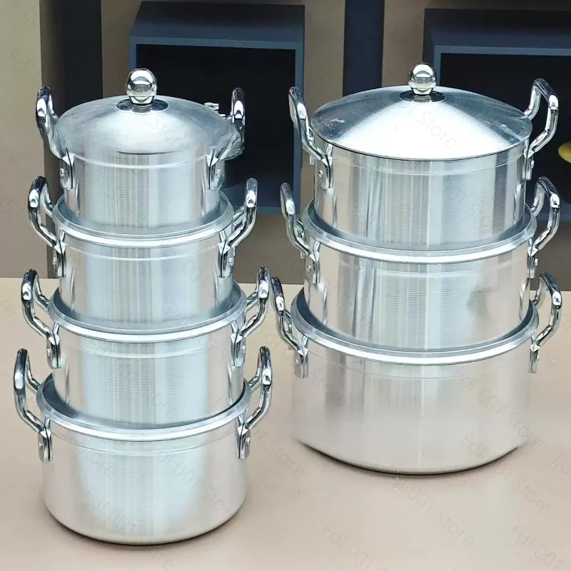 7-Piece kitchen pot set, aluminum pot set