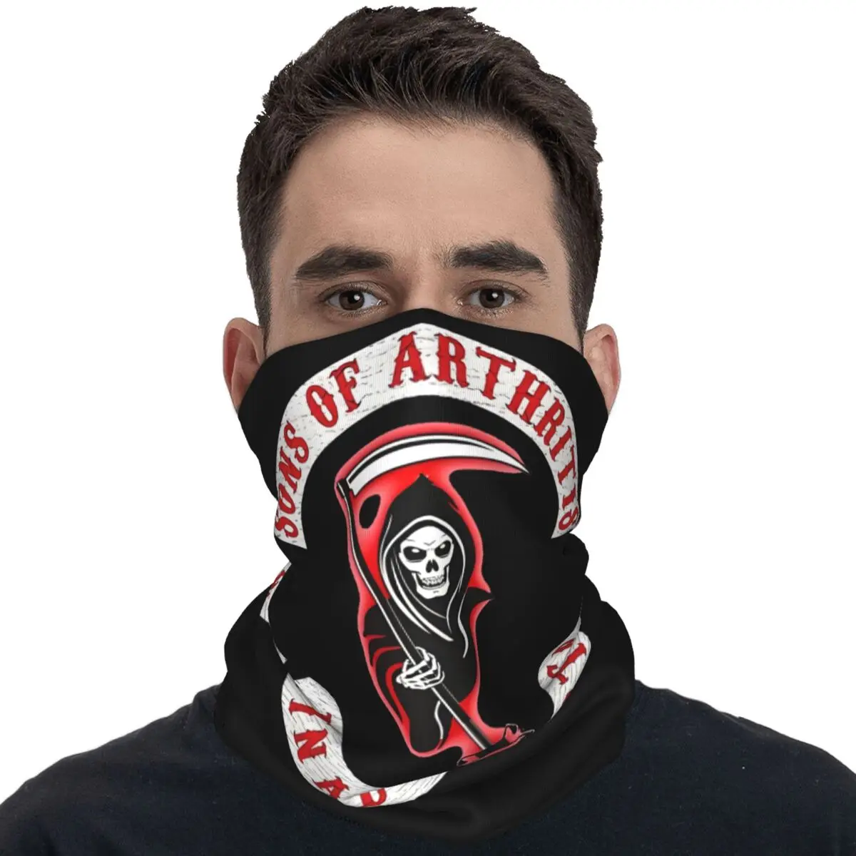 Outdoor Sports Balaclava Sons Of Anarchy TV Show Bicycle Mask Breathable Face Cover Mask y2k Funny Riding UV Protection Scarves