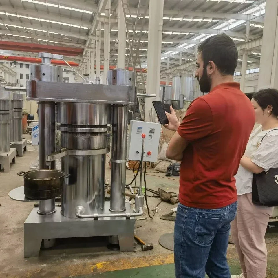 

-Hydraulic olive oil press machine and professional cold pressed oil machine for seeds, walnut oil press machine