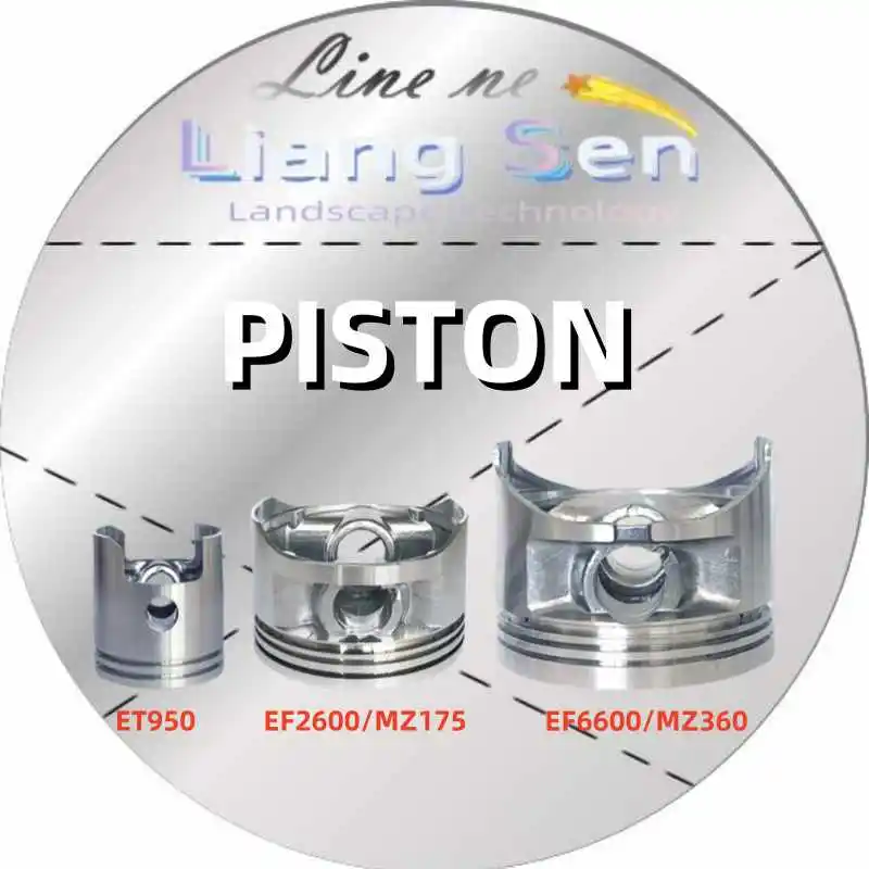 

Suitable Gasoline Generator Spare Parts Piston Assembly for Yamaha EF2600/EF6600 MZ175/MZ360 950 166F185Genuine Compatible Parts