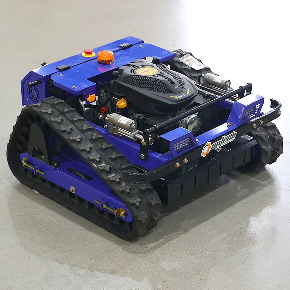 

Customized 2-in-1 Remote Control Lawn Mower with Snow Plow - Gas Engine All-Season Mower for Garden and Driveway Maintenance