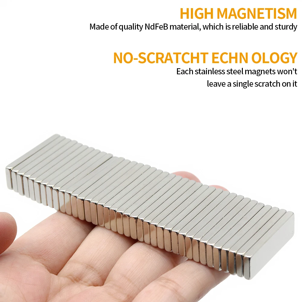 30x10x3mm Super Strong  Block Neodymium Magnet N35 Powerful Magnetic NdfeB Permanent Refrigerator Magnet imanes DIY