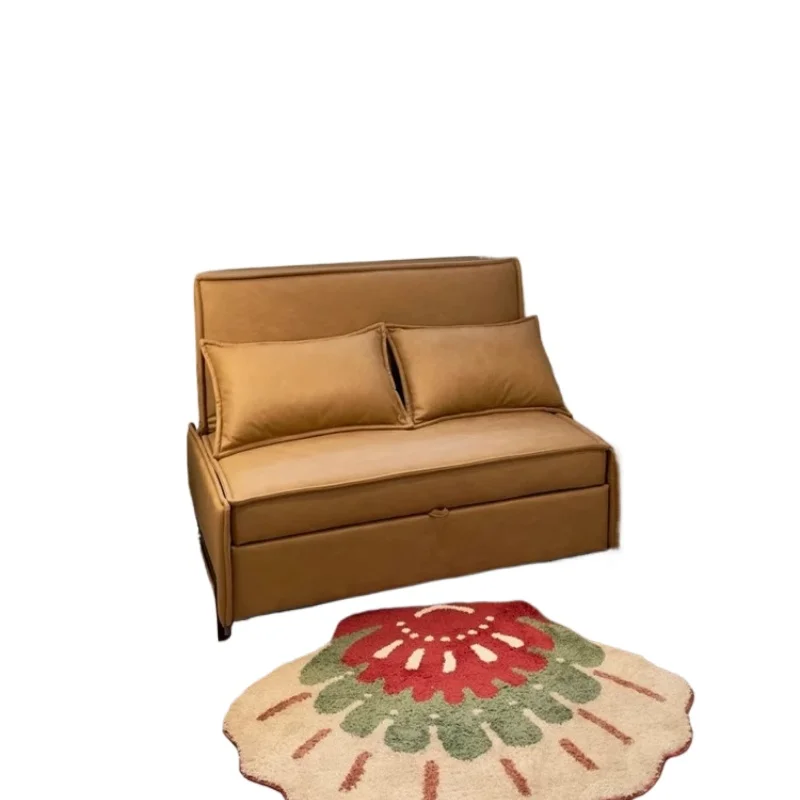 

Multifunctional sofa bed, foldable dual-purpose single double small apartment living room technology cloth modern