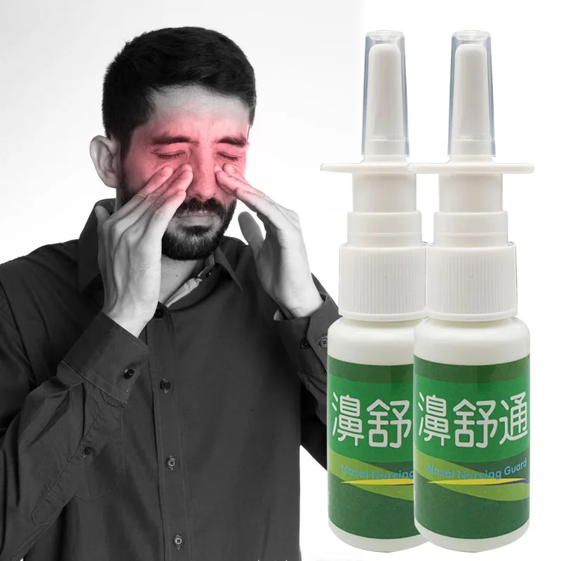 

Natural Herbal Medical Nasal Spray Cure Rhinitis Sinusitis Nose Spray Make Your Nose More Comfortable Good Effect