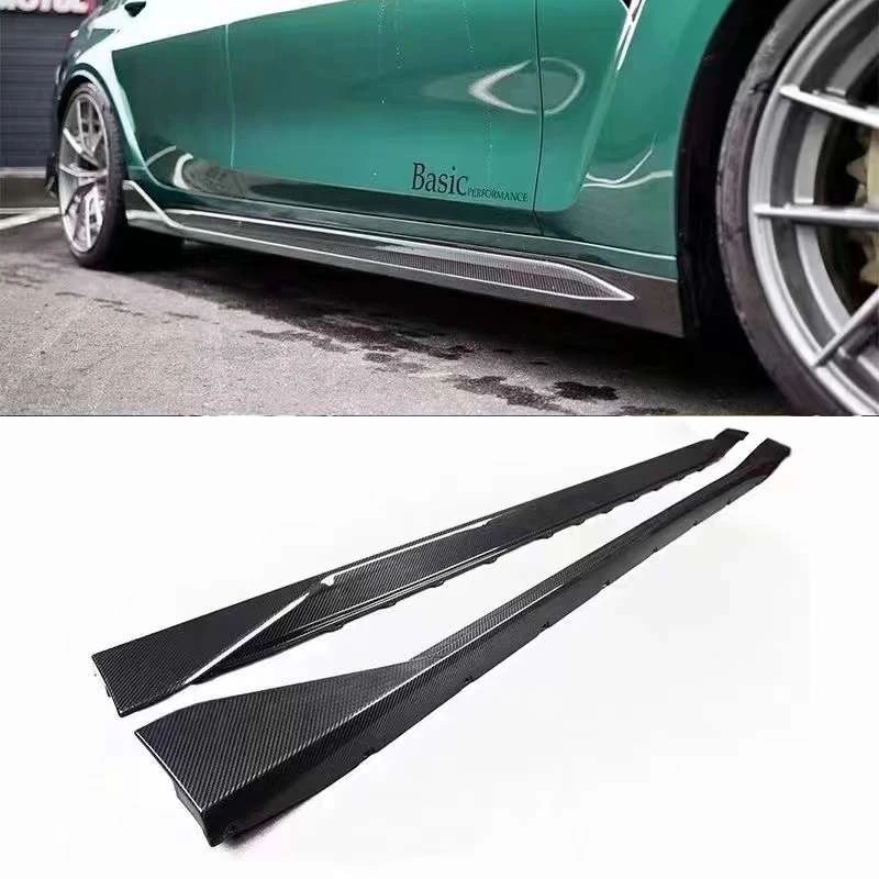 

MP Style Wet Carbon Fiber Side Skirt Lip Body Kit for BMW G80 M3 G82 M4
