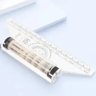 

Drawing Roller Ruler Portable Leveler Fold Parallel Rules Paralell Line Tool Plastic Drafting Scale Student