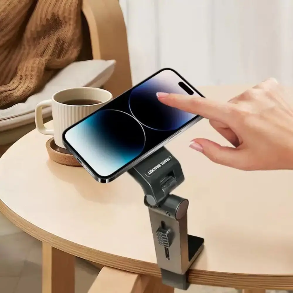

Складной магнитный держатель для телефона в самолете Magsafe, портативное крепление для телефона, регулируемый кронштейн для телефона для путешествий без помощи рук