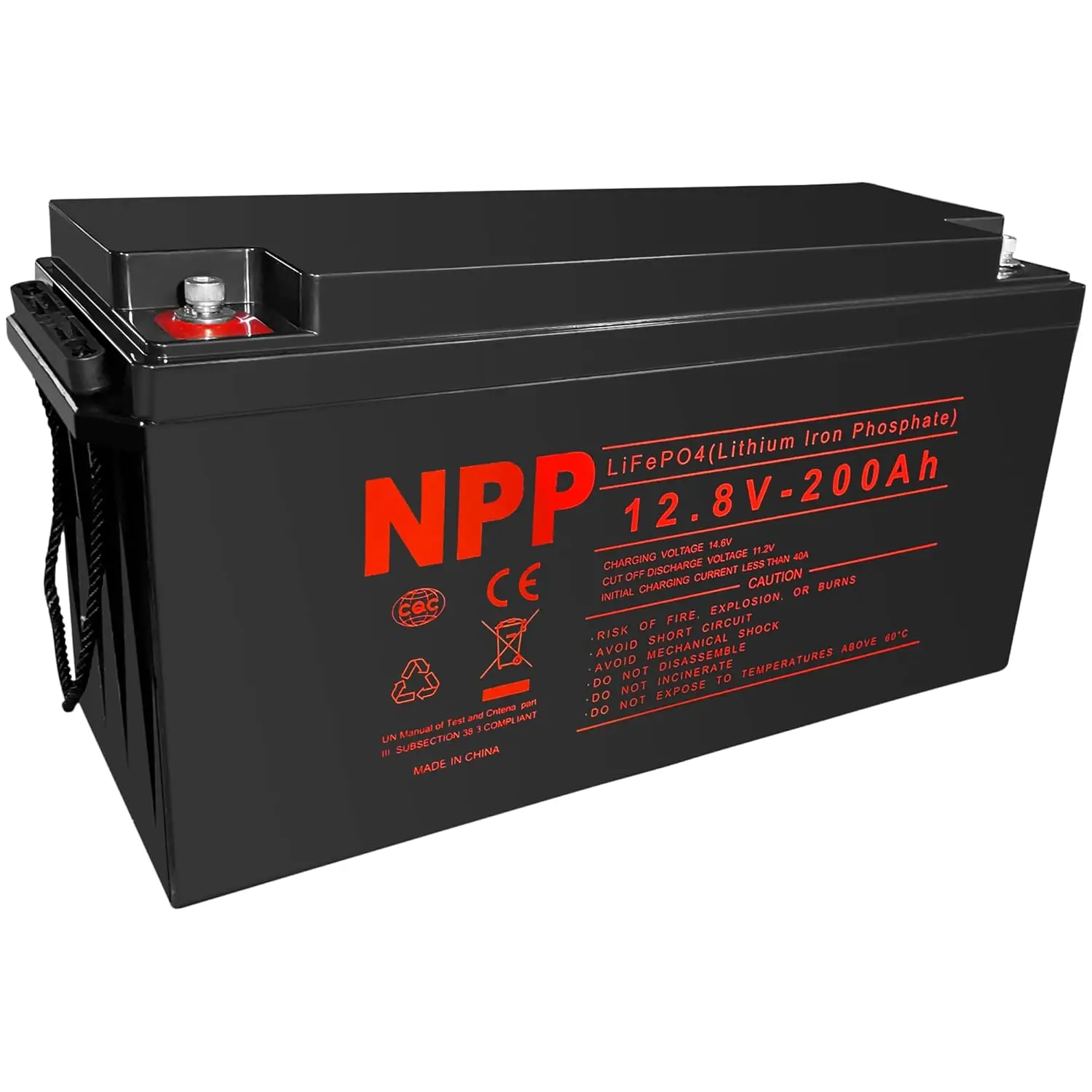 

Аккумулятор LiFePO4 12В 200Ач 12.8В глубокого разряда, литий-железо-фосфатный аккумулятор со встроенной BMS 200А, 4500-8000 мАч, на заказ