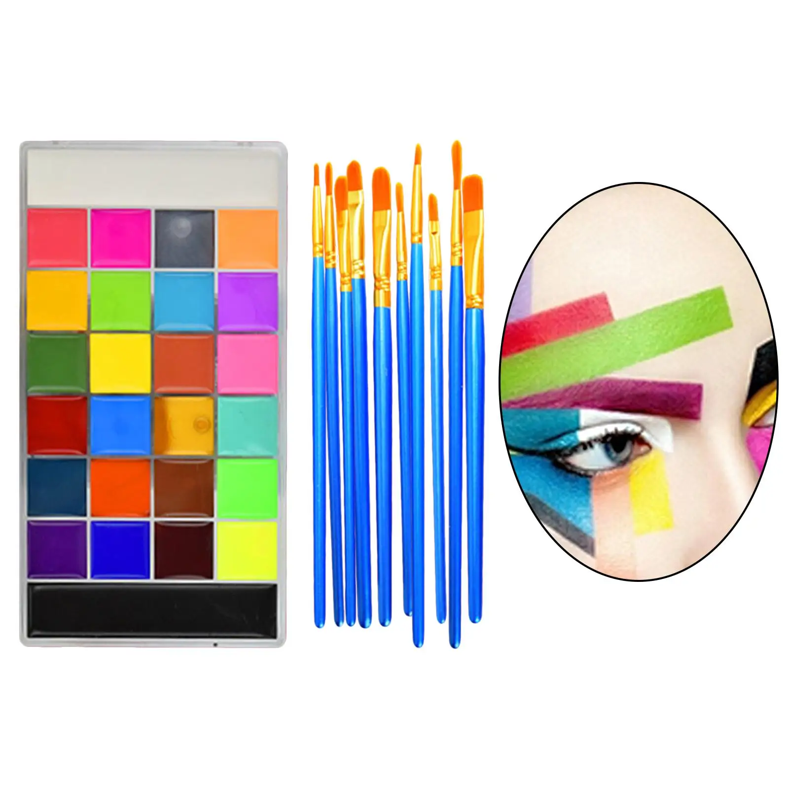 26colors and body Paint for Halloween Festival Cosplay Stage Makeup