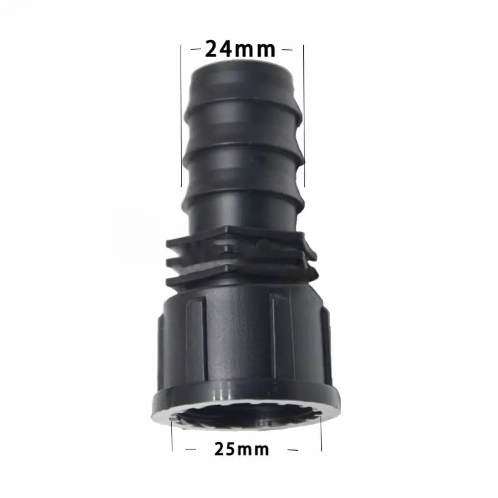 Durable Female Male Thread Garden Hose Barb Connector 16mm 20mm 25mm PE Screw Joint 1/2 3/4 To 1/2 3/4 1 Inch