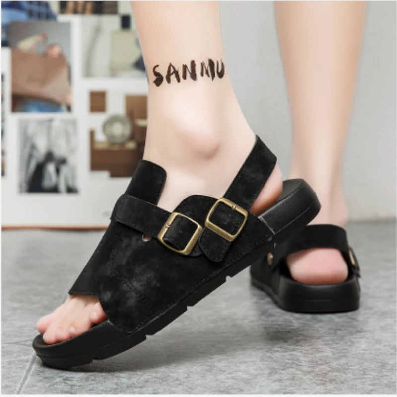

Summer new men's new fashionable and high-end beach slippers