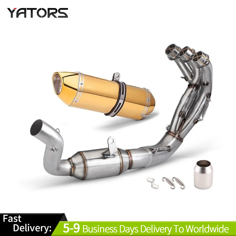 

Whole System Exhaust Header Pipe Muffler Tips For Yamaha XSR900 MT-09 2021-2024 Exhaust Systems Exhausts Pipes