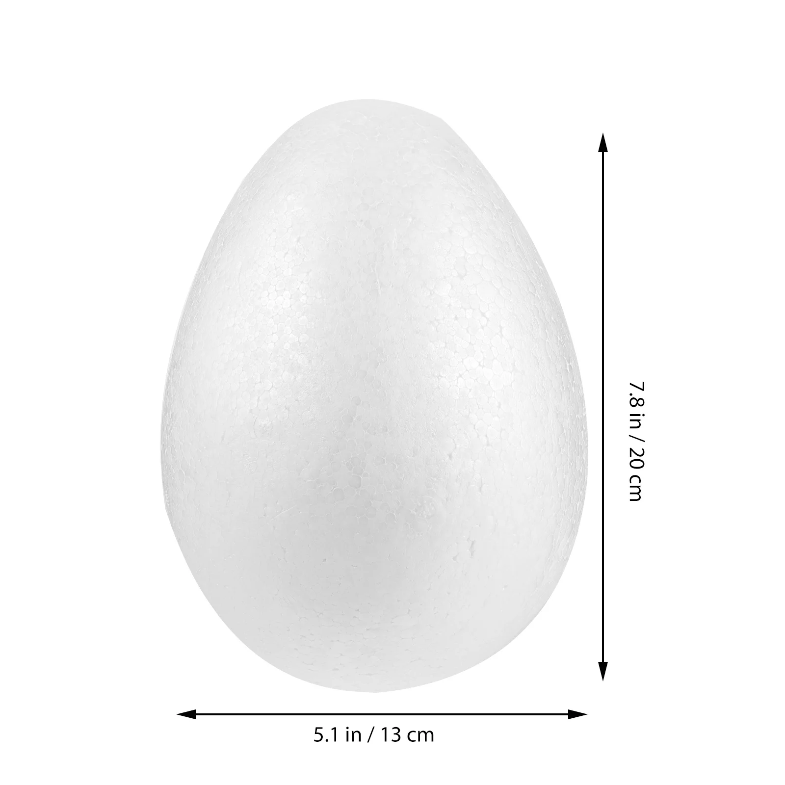 

2pcs Polystyrene Foam Eggs DIY Craft Kit for Easter Decorating Art Projects Party Favors 20cm