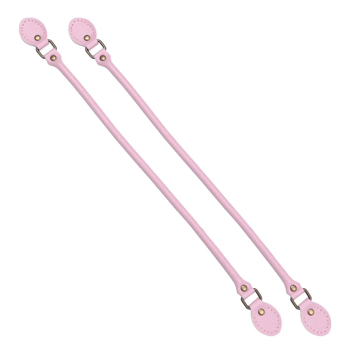 

1Pair Handbag Strap 40Cm Thickened Cowhide DIY Replacement Handle for Tote Pouch Sewing Craft Light Pink