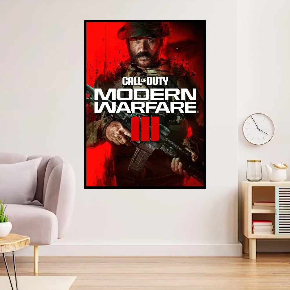 Game Call Of Duty M-Modern W-Warfare 3 Cool Poster Prints Wall Painting Bedroom Living Room Decoration Office Small