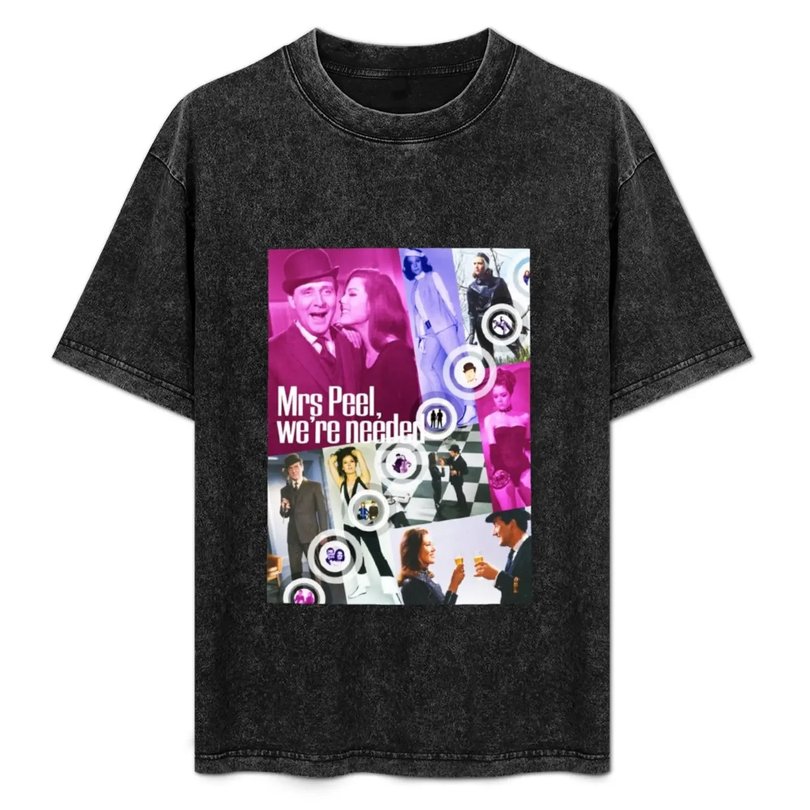 جون ستيد وإيما بييل جاسوس فاي 1967 البوب الفن الكلاسيكي تي شيرت الصيف أفضل رجل تي شيرت قمصان الجرافيك المحملة الرجال