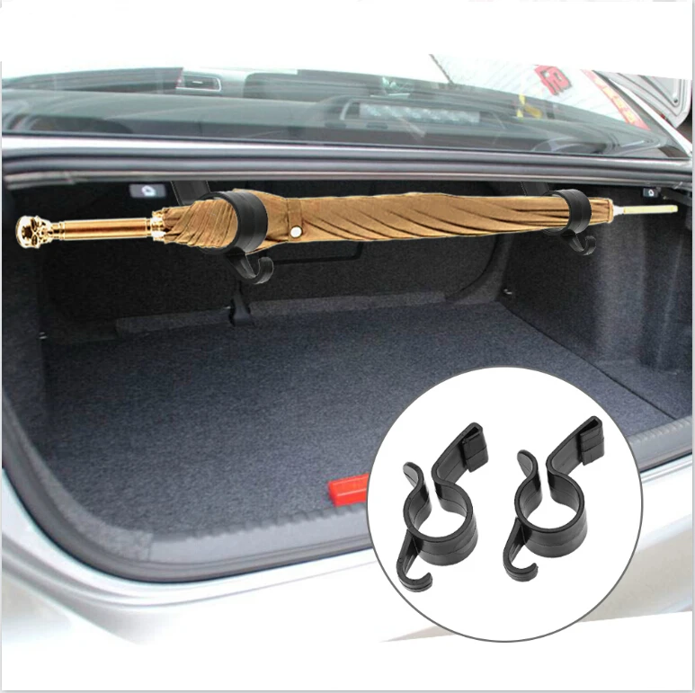 Car Rear Trunk Umbrella Holder Towel Hook for Fiat 500 Tipo Punto stilo Freemont Cross Coroma Panda Idea Palio Egea 500X Toro