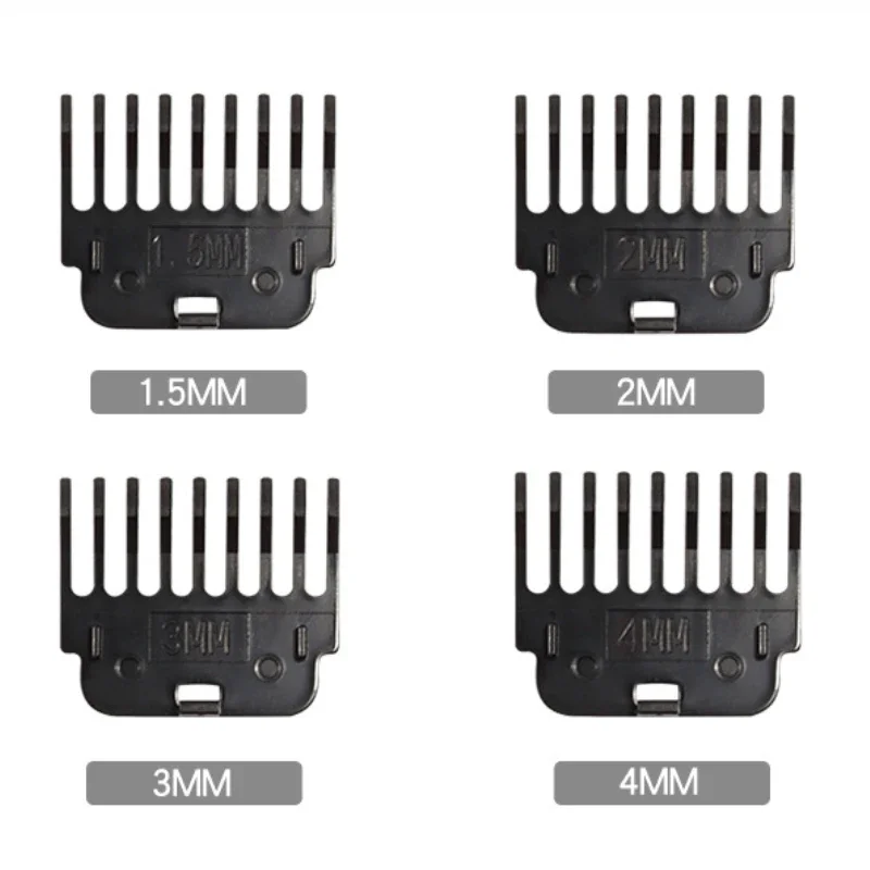 1Set T9 Hair Clipper Guards Guide Combs Trimmer Cutting Guides Styling Tools Attachment Compatible 1.5mm 2mm 3mm 4mm 6mm 9mm