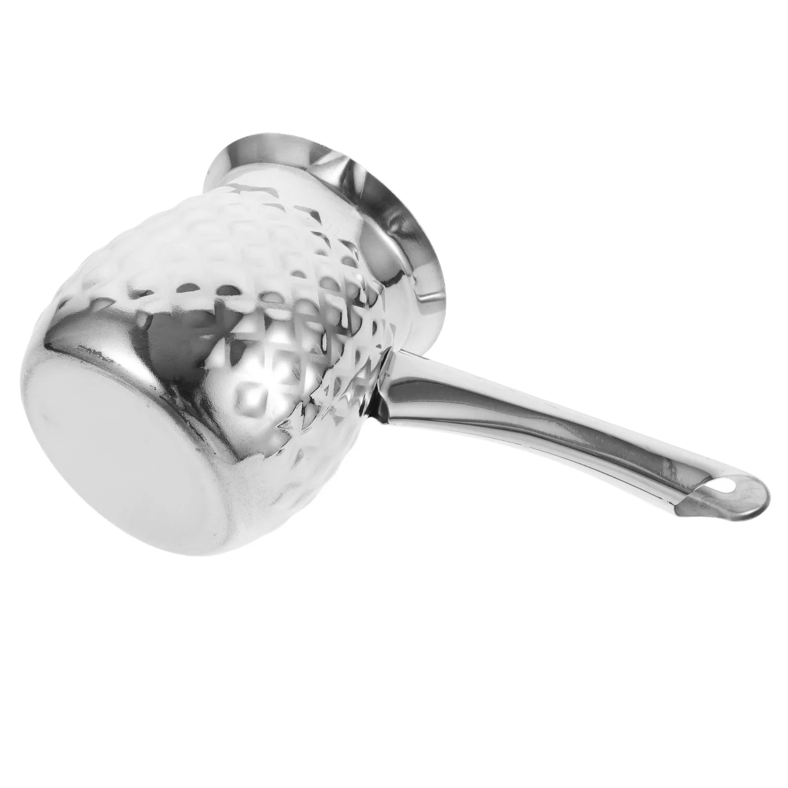 Cafetera de Acero Inoxidable, Cafetera Turca, Ibrik, Recipiente Metálico para Bebidas, para Calentar Leche, Espresso y Otras Bebidas en el Hogar y la Cocina