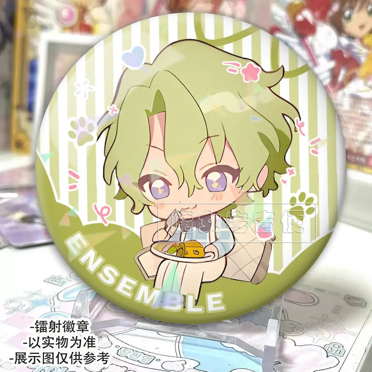 ساكوما ري تومو هيوري تسوكيناجا ليو رين أماجي بروش الملابس BagLapel دبوس تذكارية زر لينة قبعة الزخرفية شارة هدية