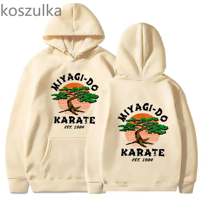 Classic Cartoon Cobra Kai Hoodie Miyagi Do Hoodies Winter Anime Sweatshirt Vintage Hight Street Oversize Harajuku Streetwewar