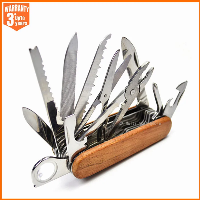 17 in 1 Multi tool Pocket Knife Portable Folding knife Stainless Steel Pocket Camping Pliers Knife Multifunctional Folding Knife