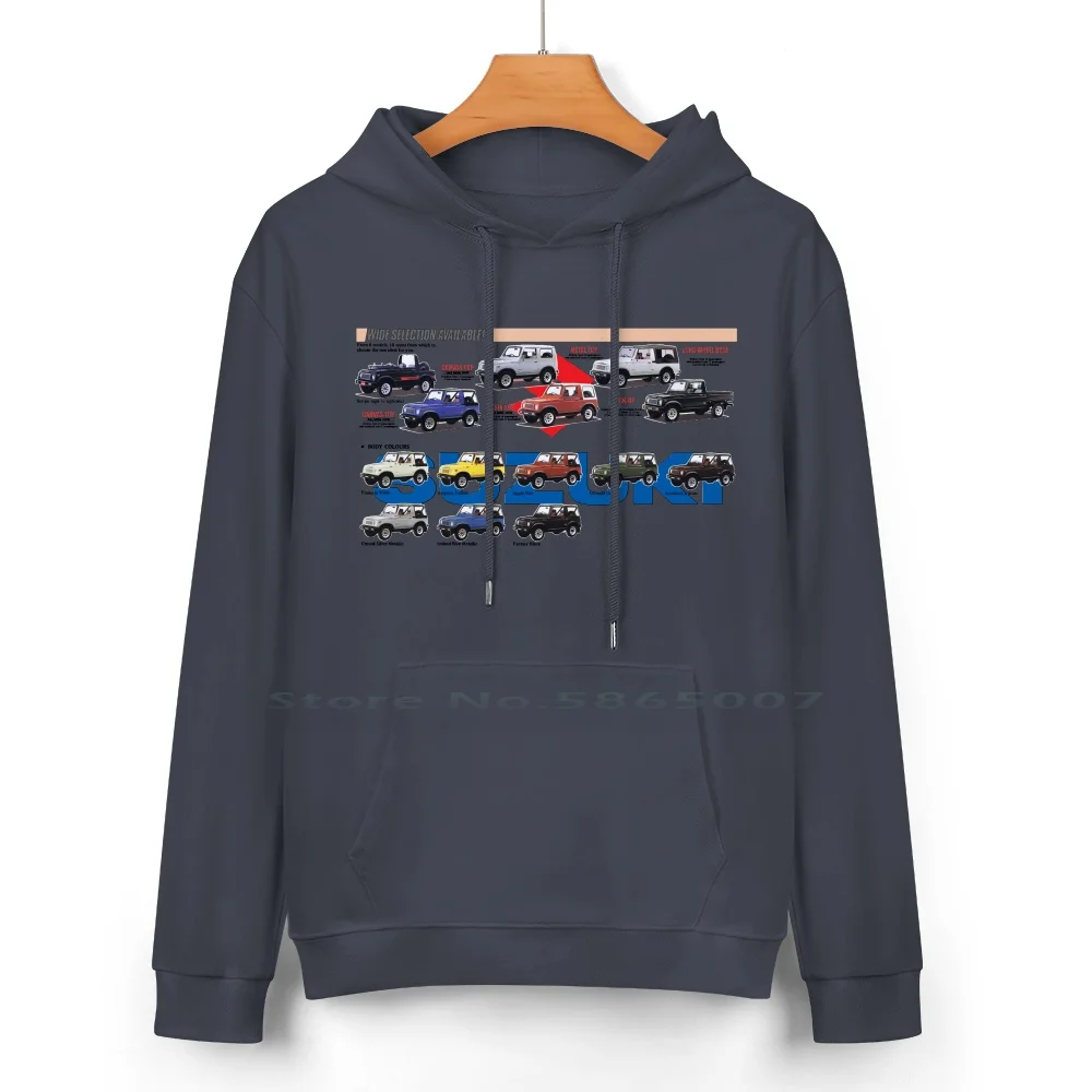 Sierra ( Sj410 / / Jimny ) Pure Cotton Hoodie Sweater 24 Colors Jimny Sj 410 Sj 413 Sierra 4x4 4 Wheel Drive Off Roader Classic