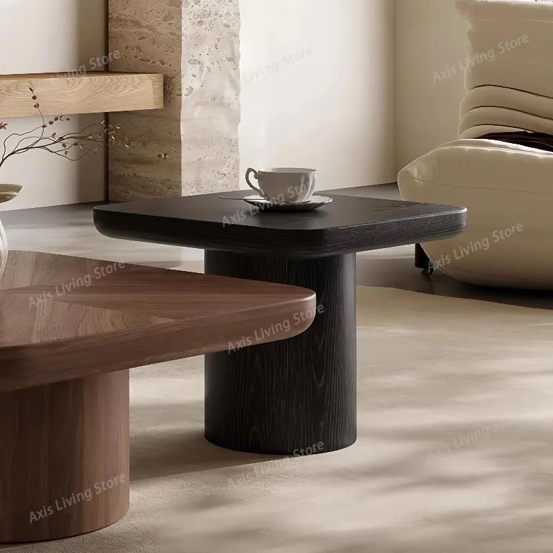 

France Famous Design Sofa Side Table Modern Solid Wood Living Room Low Coffee Table Minimalism Home Furniture Stolik Kawowy FYCT