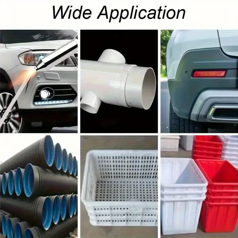 50/100pcs 7.87 Inch Durable PP Plastic Welding Rod | Car & Motorcycle Repair, Compatible with 100W-600W Welding Machines