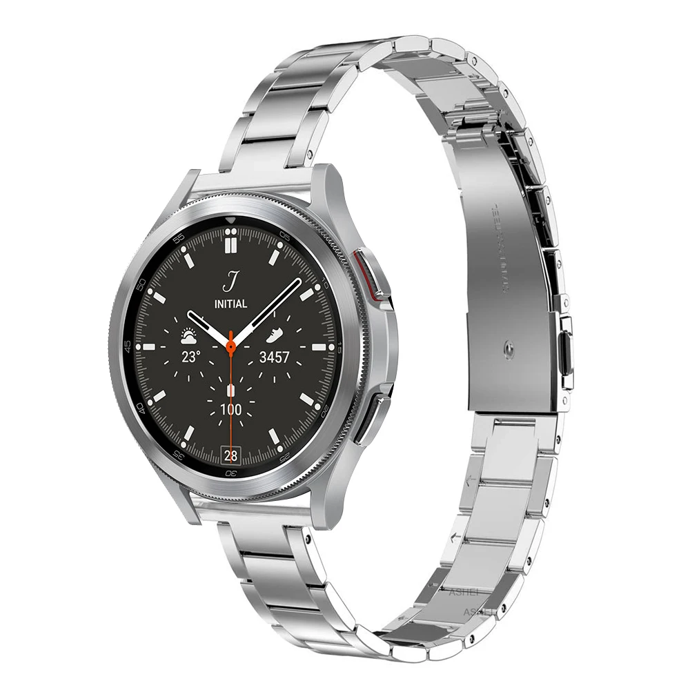 Women Slim Strap for Samsung Galaxy Watch4 5/5 pro 40mm 44mm Band 20mm Stainless Steel Bracelet Galaxy Watch 4 Classic 46mm 42mm