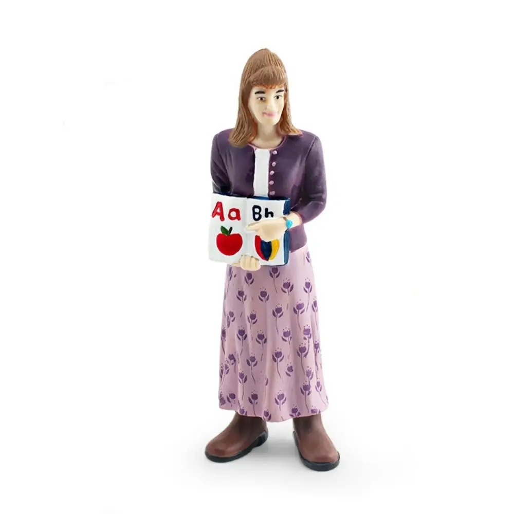 Nurse Figurines Career People Figures Construction Worker Officer Doctor Realistic Human Figurine Teacher Chef Simulation