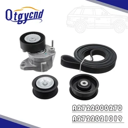 New 2722000070 A2722000270 NEW Belt Tensioner Pulley Kit Fits for Mercedes C300 C350 E350 E550 A2722021019 A2722021419