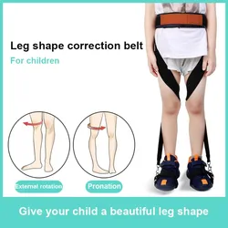 Corrector de pierna portátil para niños, cinturón corrector tipo XO para bebé, pierna, pie, rotación interna, cinturones correctores de rotación externa, nuevo