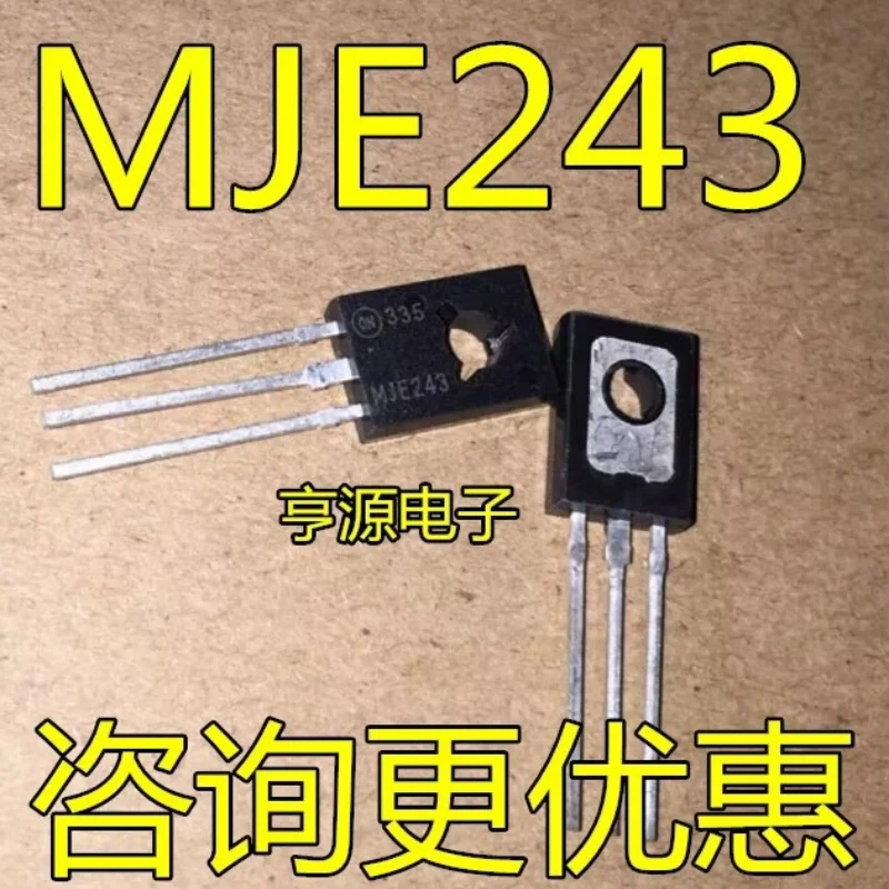 5 Pairs (5pcs MJE253 + 5pcs MJE243 ) TO126 MJE253G MJE243G TO-126