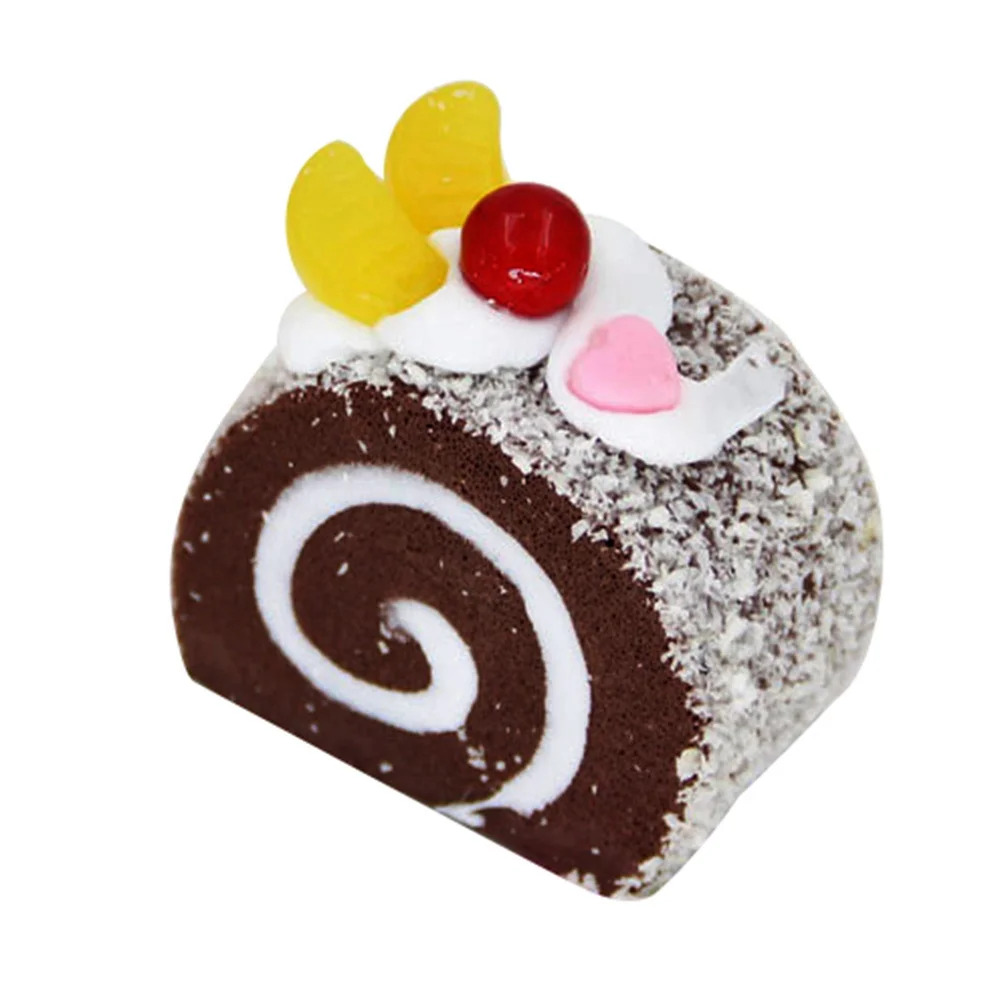 Artificial Cake Bright Color PU Material Eco Friendly Realistic Imitation Dessert Home Kitchen Party Decoration