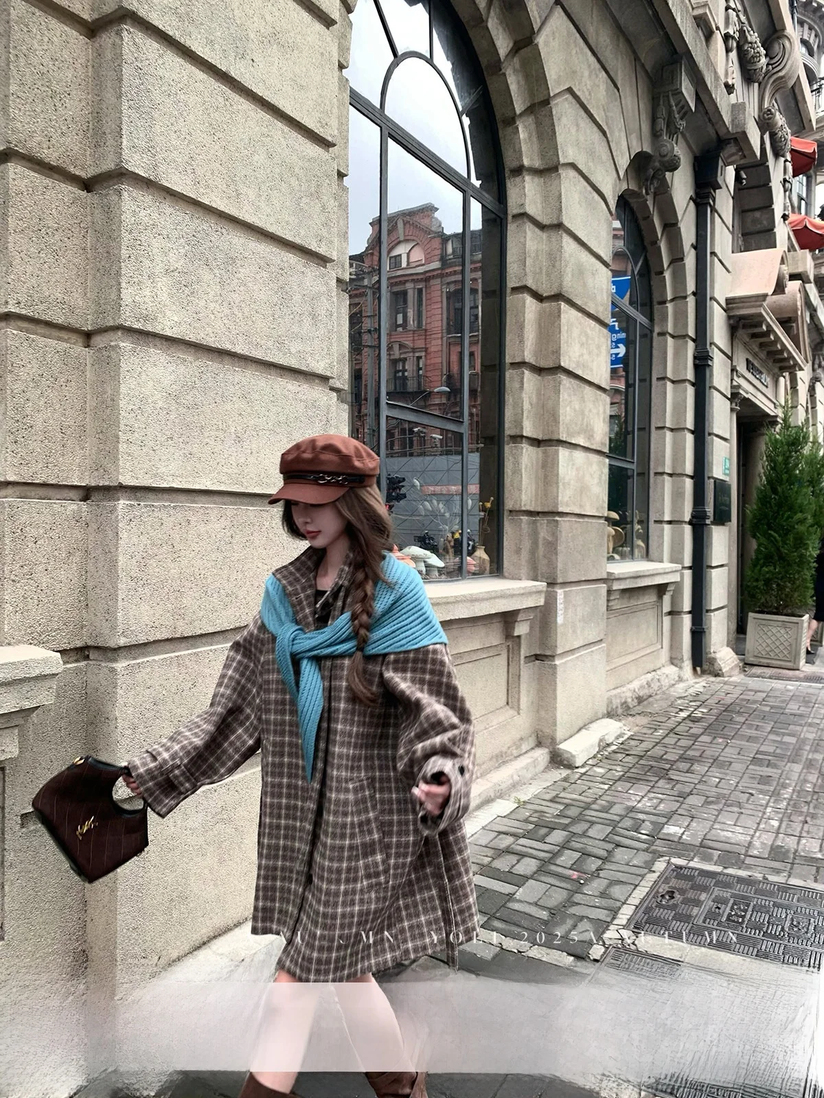 

YOLI ey Оранжевое шерстяное пальто женское зимнее с поясом, приталенное, для повседневной носки, простое, с длинными рукавами, тонкое