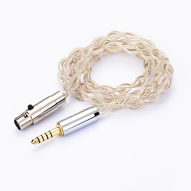 

6N single crystal copper silver poise AKG K267 702 Q701 K271 K712PRO K240S earphone upgrade cable 2.5mm 4.4mm balance cable