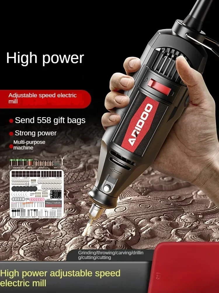 

Powerful Mini Electric Grinder for Wood, Stone, and Metal Carving