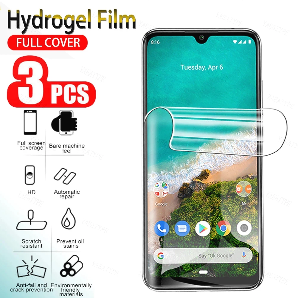 3pcs Hydrogel Film Screen Protectors For Moto G30 G60S G31 G41 E40 E20