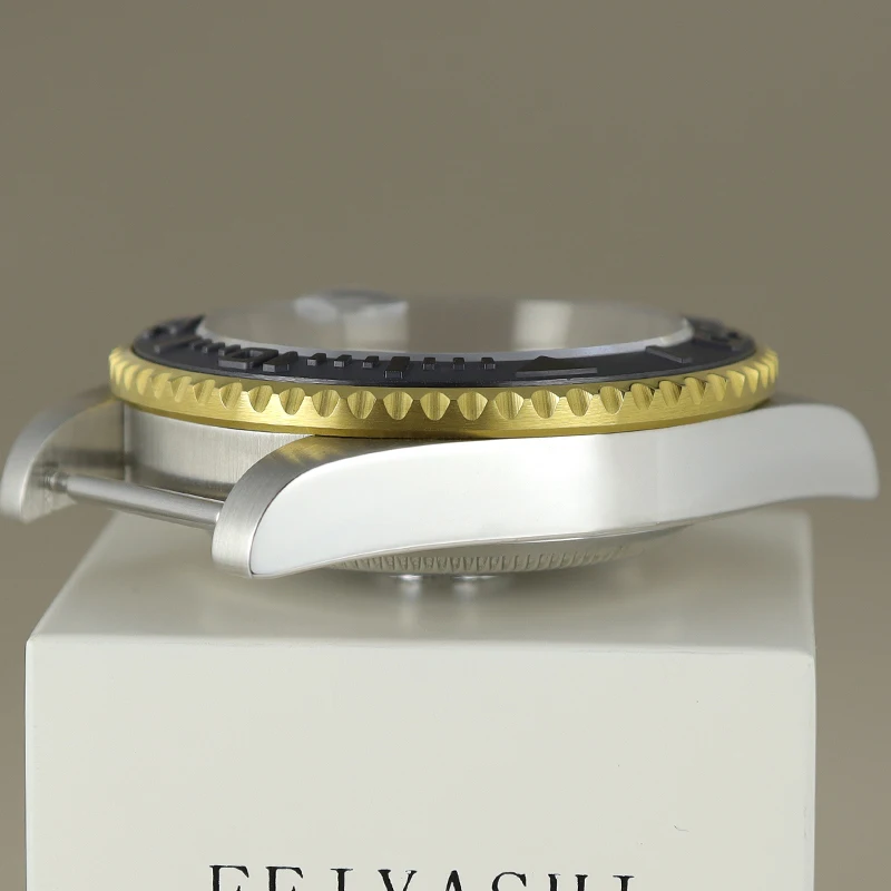 غواص 40 مللي متر ساعة حافظة الياقوت الزجاج مقاوم للماء ل Seiko NH35 NH36 8215 Eta2824 حركة 28 5 مللي متر الطلب أحادي الاتجاه يخت الحافة