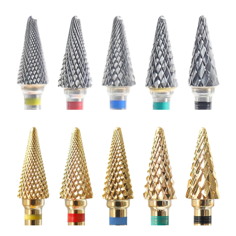Ausverkauf! Nagelbohrer-Bits aus Hartmetall, großer Kegel, elektrischer Fräser, Gel-Poliermittel-Entferner, Schleifwerkzeuge, DIY-Zubehör und -Zubehör. – Detail 1