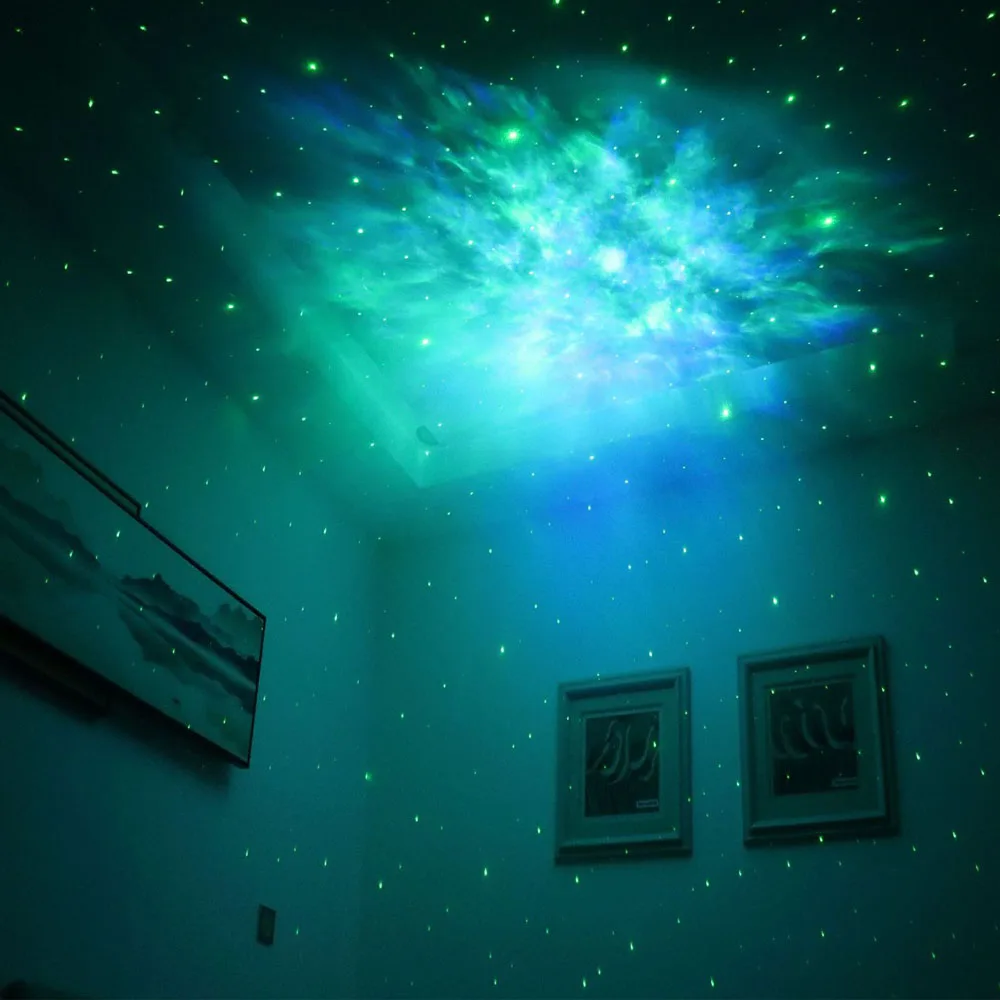 NEW Projector Starry Sky Galaxy Stars Projector Night Light LED Lamp For Bedroom Room Decor Decorative Nightlights